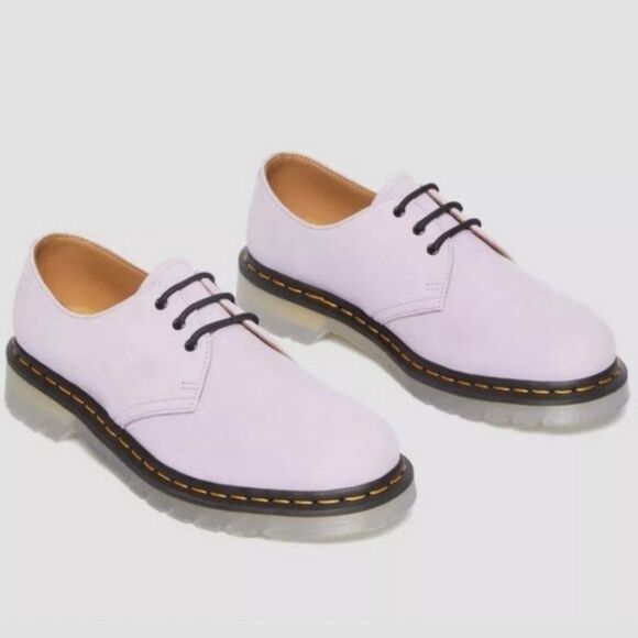 🩵NIB Dr. Martens Iced II Lilac Buttersoft Suede 1461 Oxfords Size 8
